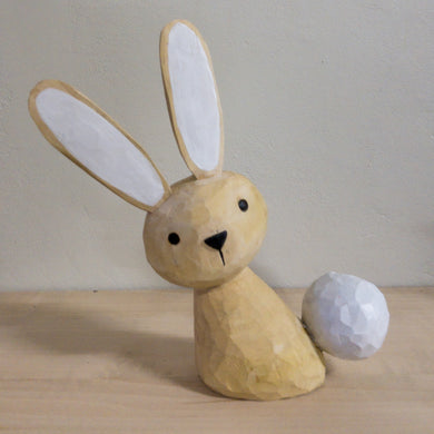 Hand carved bunny