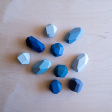 Blue Gem stacking blocks
